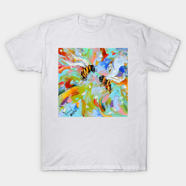 Bees T-Shirt by Karensfineart